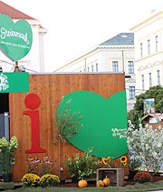 Steiermark zu Gast auf dem Wittelsbacherplatz: Steirischer Herbstmarkt „Steirisch Herbst'ln“ vom 05.-08.09.2019 in München (©Foto: Martin Schmitz)